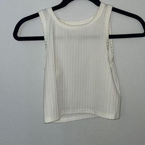 White Crop Top